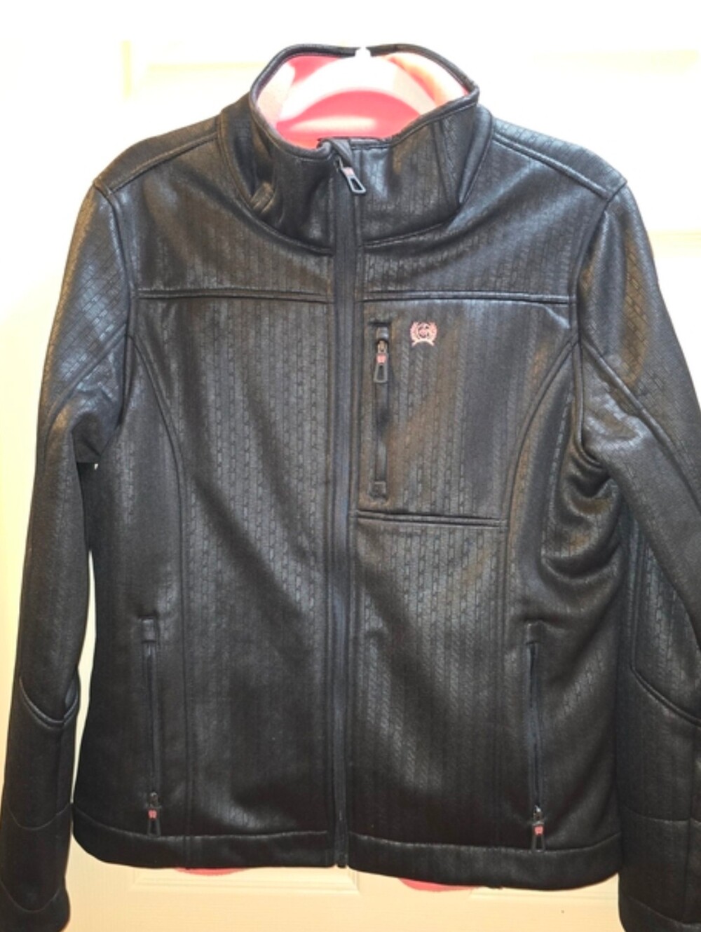 CINCH Miller Storm Defense Concealed Carry Jacket Women's Large Embossed Black - Picture 2 of 16